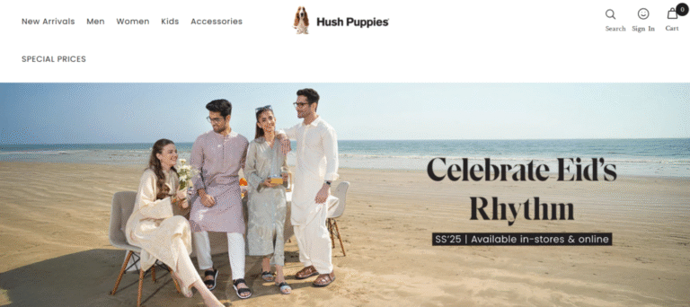 E-Commerce Store – Hush Puppies | Shopify